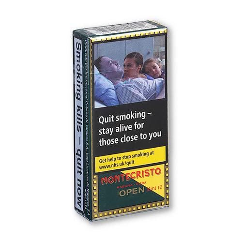 Montecristo Open Mini Cigarillos - Pack of 10